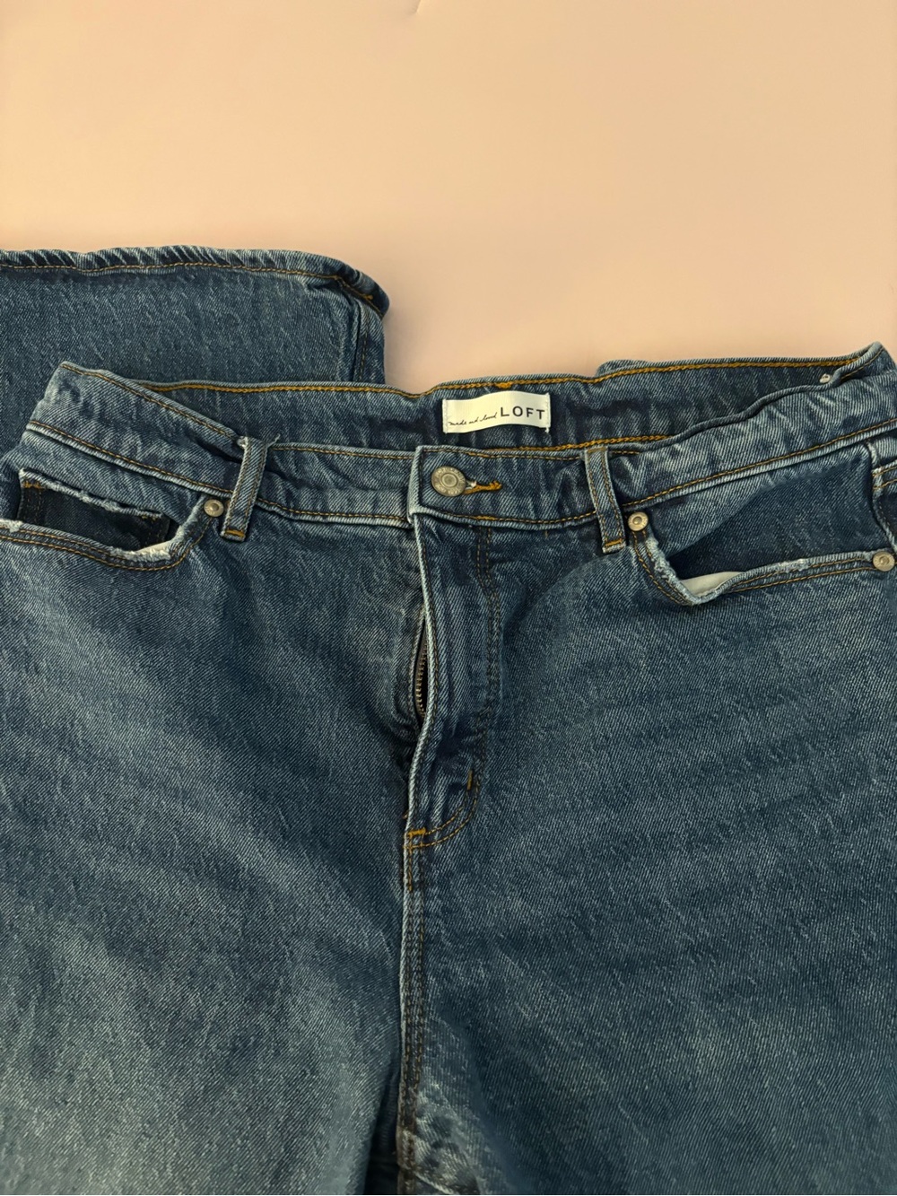 LOFT: The Wide Leg Jean. Size 10
